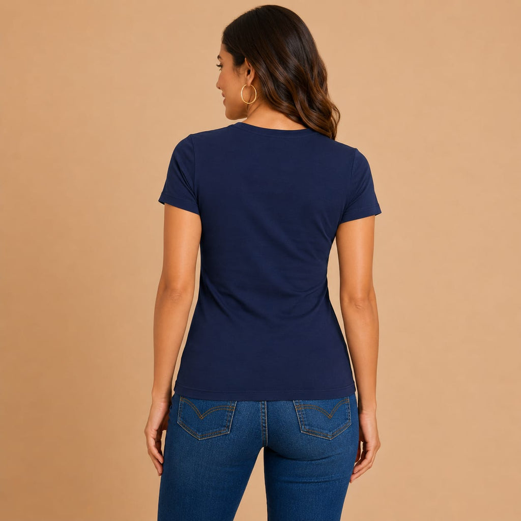 Blusa Casual GUESS Azul Marino para Mujer