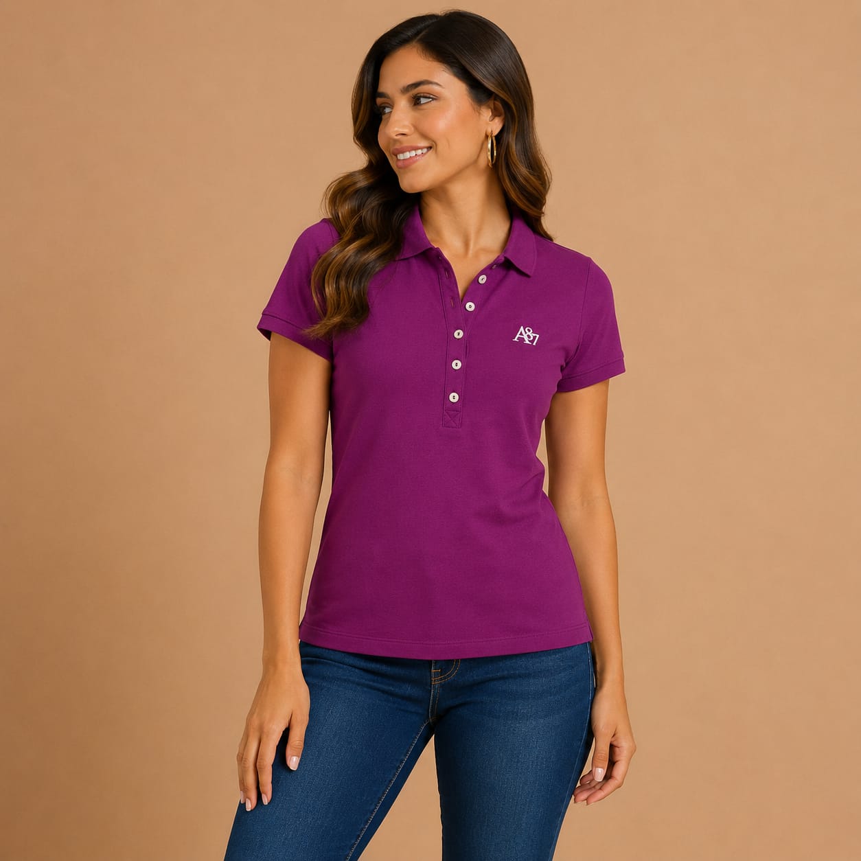 Camisa Tipo Polo para Mujer Aeropostales – Colores Variados